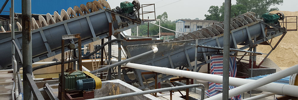 水洗高嶺土生產線洗砂工藝流程