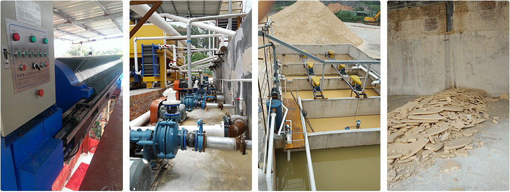 水洗高嶺土生產線洗砂工藝流程